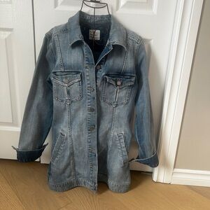 Liverpool Denim Button-Up Jacket